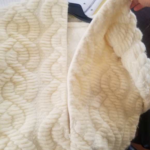 BRANDON MAXWELL SARABETH CABLE JACQUARD CREWNECK SWEATER size M - Picture 4 of 10